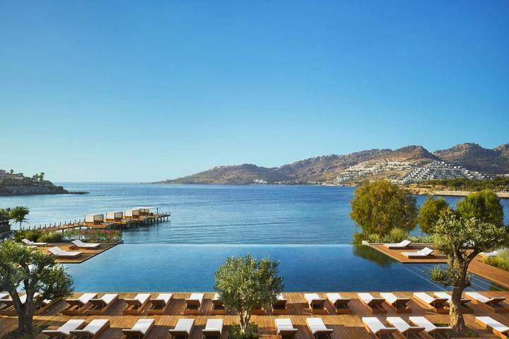 Hotel für 2 Personen, mit Sauna und Garten sowie Pool und Ausblick, mit Haustier in Bodrum