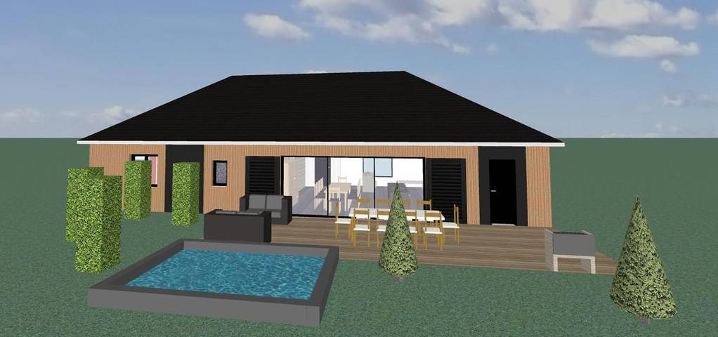 Location de vacances pour 9 personnes, avec vue ainsi que piscine et jardin à Cublac