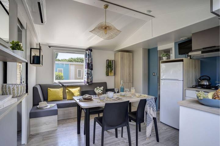 Camping pour 5 personnes, avec piscine ainsi que terrasse et jardin, animaux acceptés à Portiragnes - 3