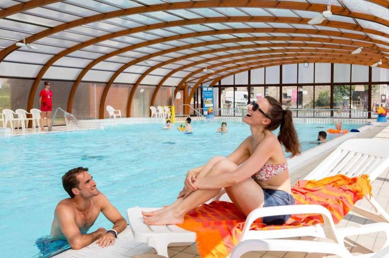 Zecamping 4 étoiles piscine pet friendly locatif 36m2 8 pers in Saint-Hubert-des-Biards, Bayeux und Umgebung