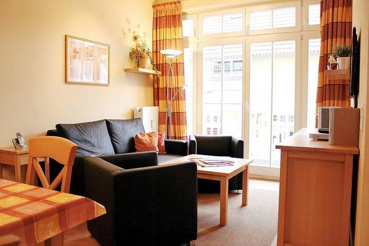 Ferienwohnung für 4 Personen, mit Sauna und Balkon