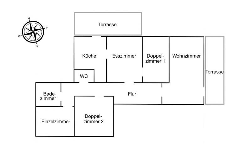 Ferienwohnung für 5 Personen, mit Garten in Löhne - 2