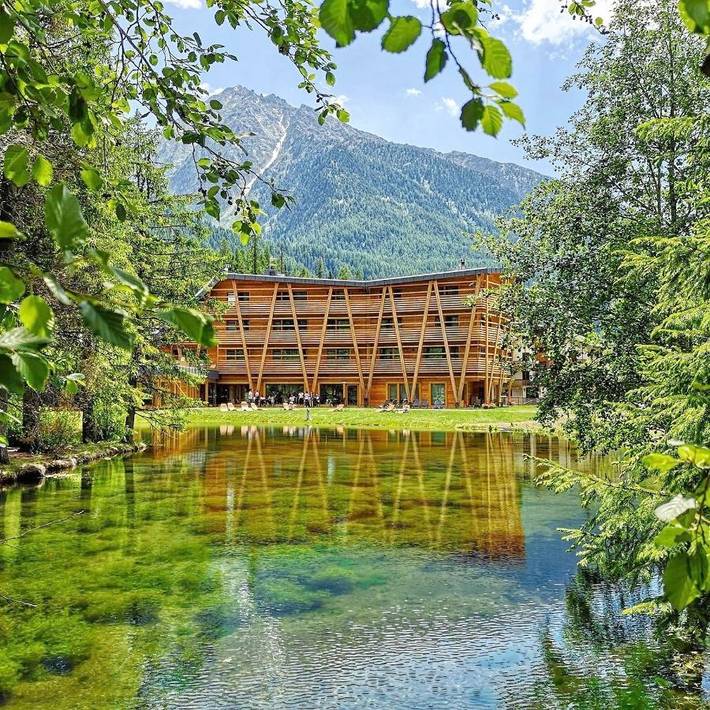Hôtel pour 2 personnes, avec Balcon et Terrasse ainsi que Jardin et Piscine à Champoluc