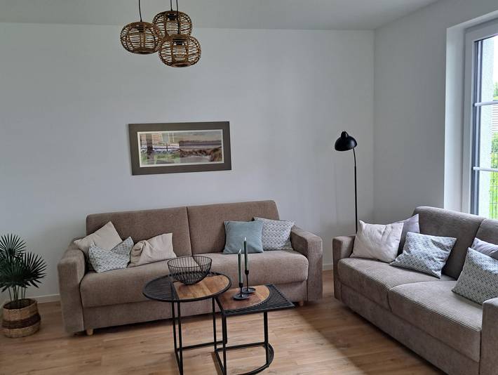 Apartamento vacacional entero, Appartement/Fewo, Dusche und Bad, Wc, 2 Schlafräum in Tossens, Butjadingen