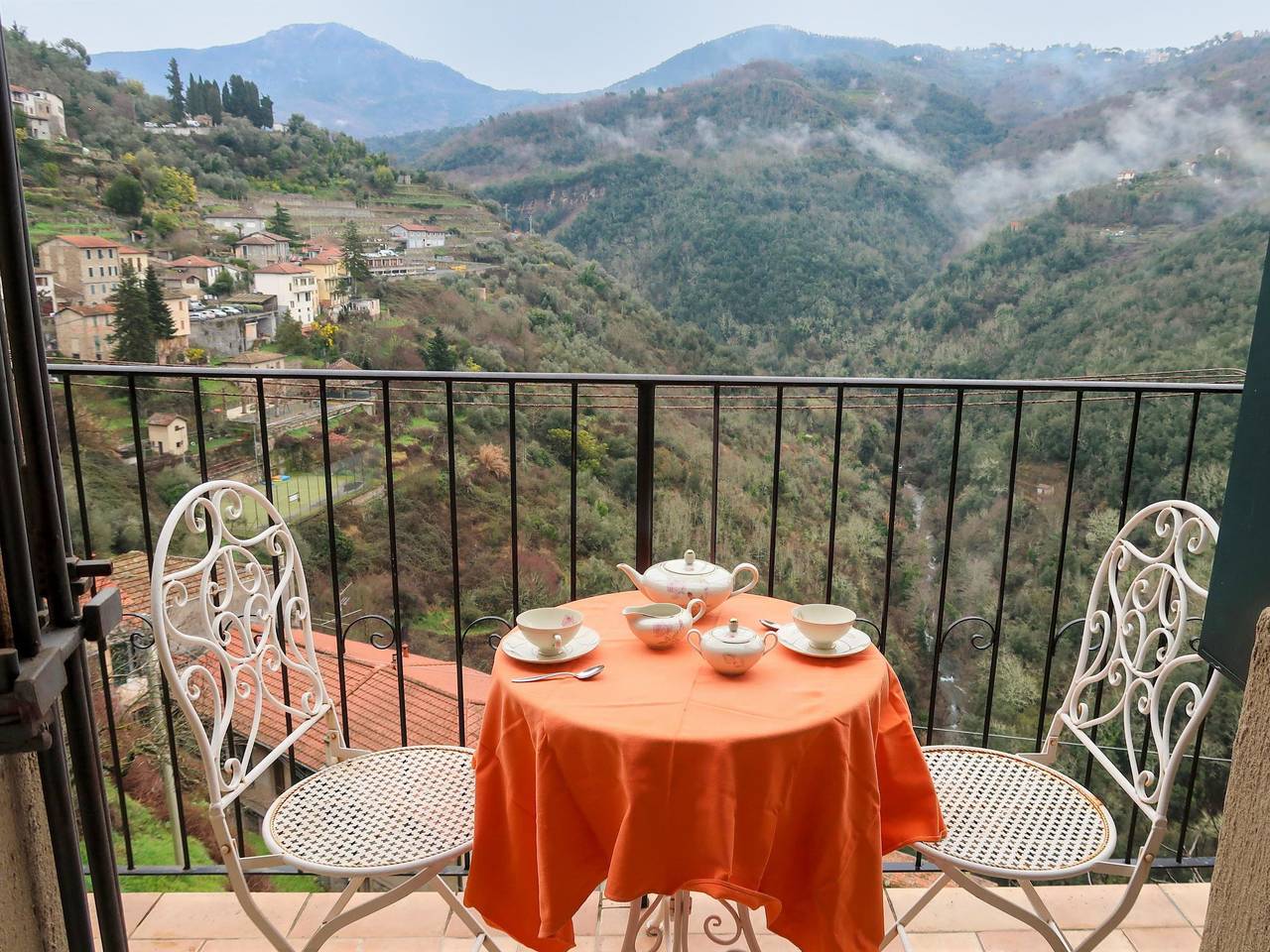 Casa Reanna in Apricale, Ligurische Alpen