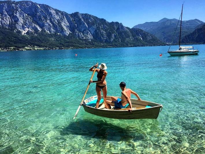 Ferienhaus für 3 Personen, mit Garten am Attersee - 2