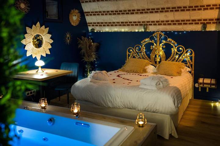 Appart’hôtel pour 2 personnes, avec Jacuzzi