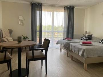Gîte pour 2 personnes, avec vue et balcon à La Charité-sur-Loire