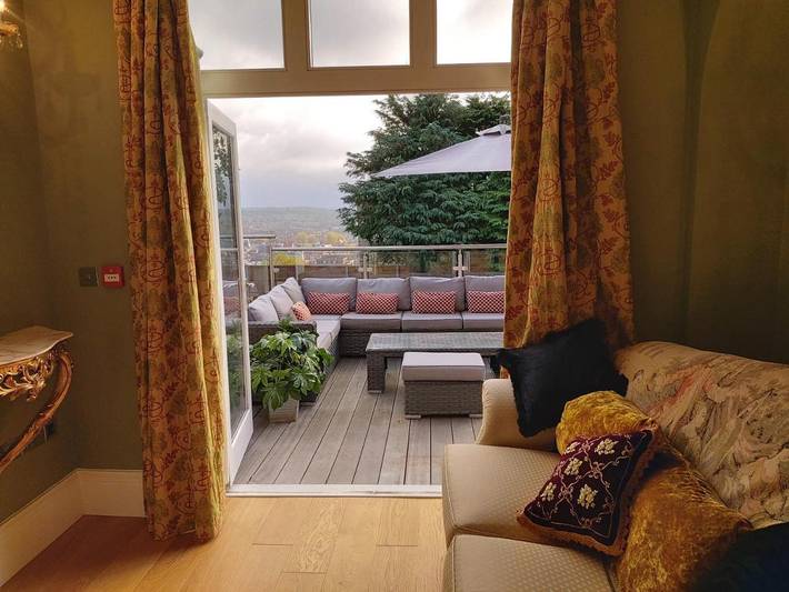 Apartment for 2 people, with garden and view in Lincoln
