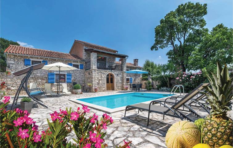 Ferienhaus mit Meerblick für 6 Personen, mit Terrasse und Pool in Istrien - 3