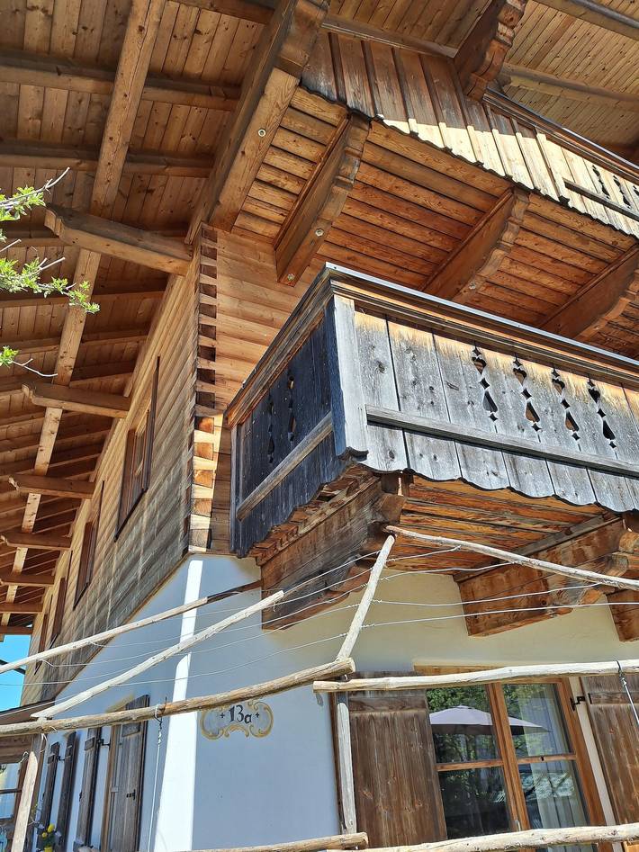 Ferienwohnung für 2 Personen, mit Balkon und Ausblick