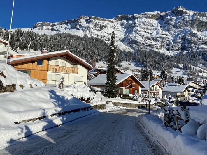 Ferienhaus für 12 Personen, mit Balkon und Terrasse sowie Garten in Flims Laax Falera