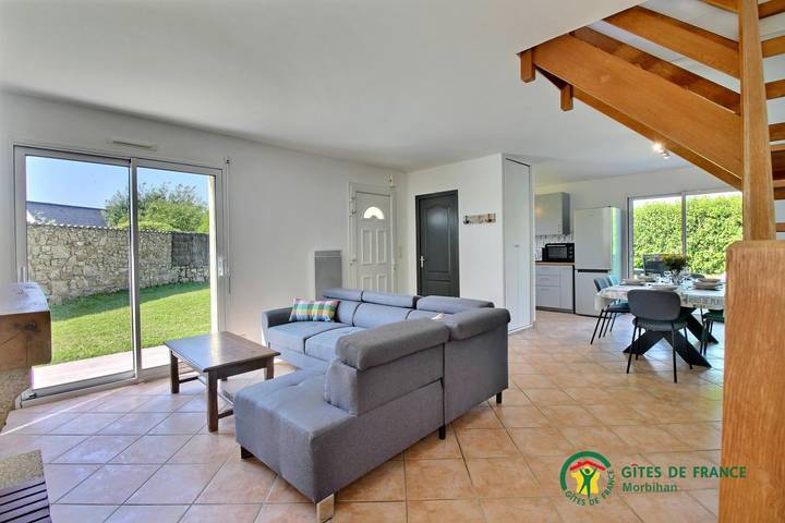 Gîte pour 6 personnes, avec Terrasse et Jardin à Plouharnel