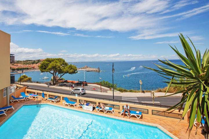 Gîte pour 4 personnes, avec piscine, animaux acceptés dans Plage De La Balette Collioure - 3