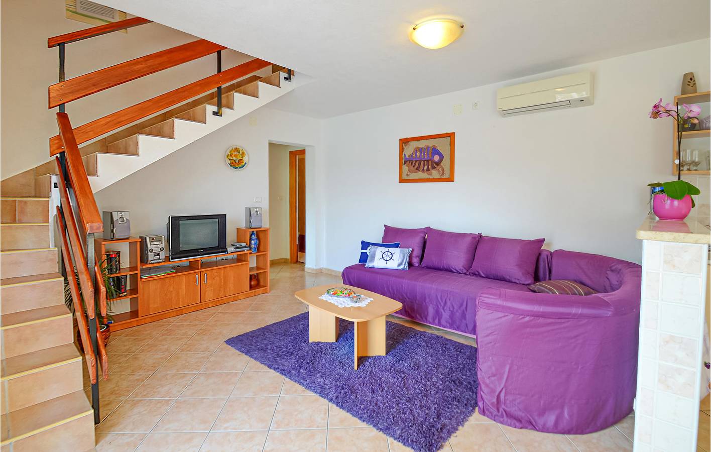 Dom dla 8 osób z taras in Rabac, Labin-Rabac