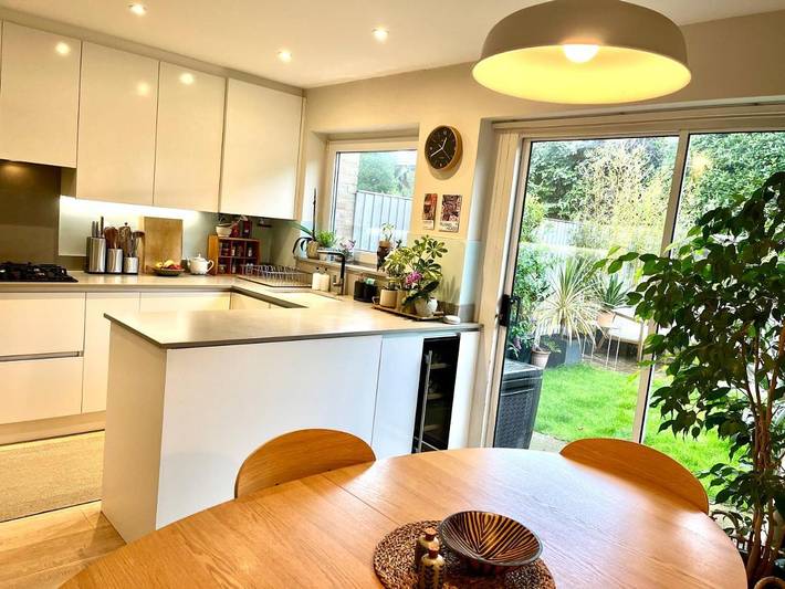 Ferienhaus für 5 Personen, mit Balkon und Terrasse sowie Garten