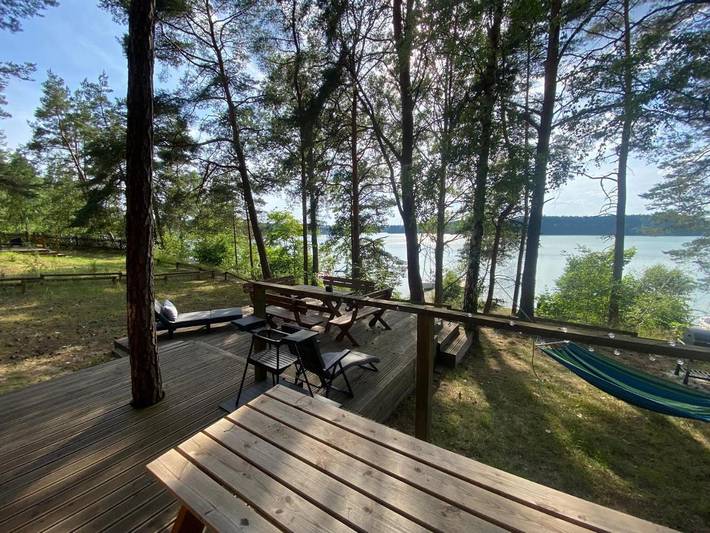 Ferienhaus für 6 Personen, mit Garten und Ausblick sowie Seeblick, mit Haustier - 1