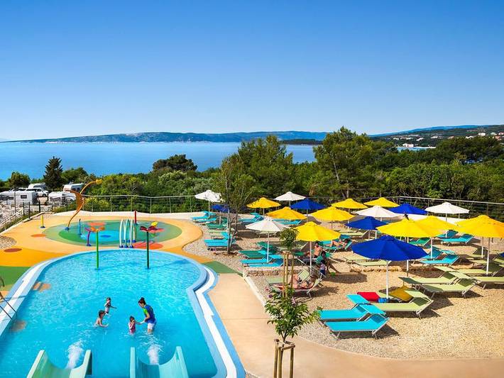 Camping für 5 Personen, mit Kinderpool und Sauna auf Krk