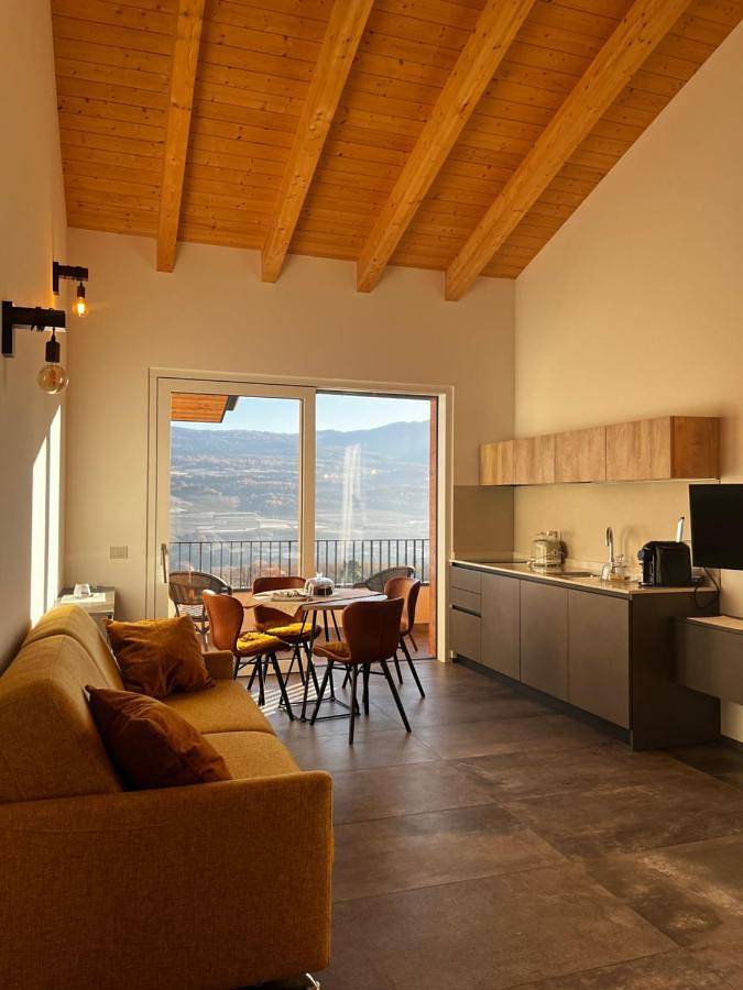 Appartement de vacances pour 4 personnes, avec vue et jardin