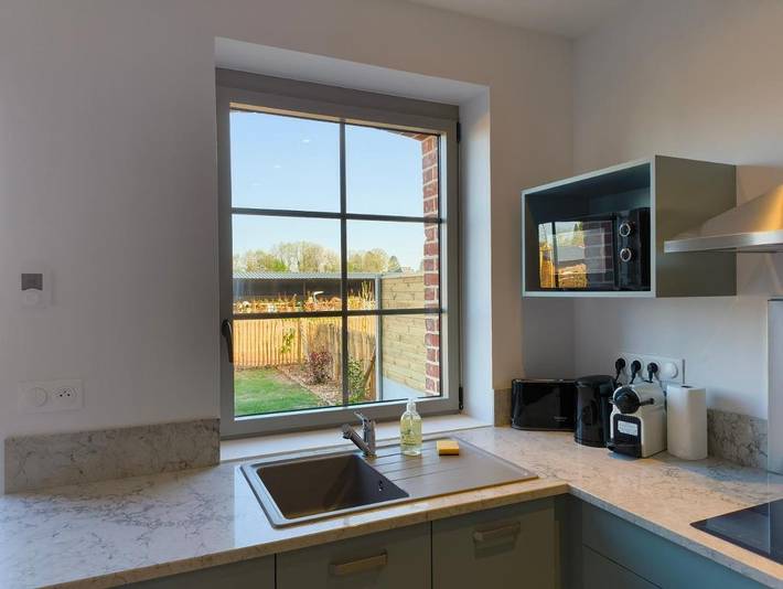 Location de vacances pour 4 personnes, avec jardin ainsi que piscine et bassin pour enfant à Biville-la-Baignarde - 4