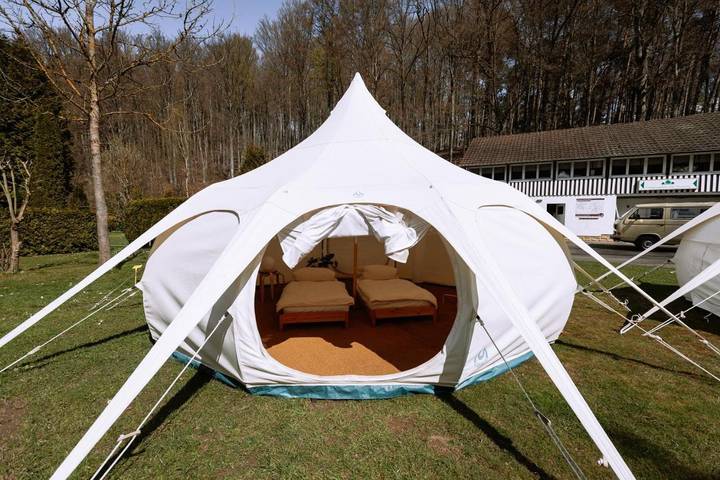 Camping für 2 Personen, mit Garten im Weserbergland