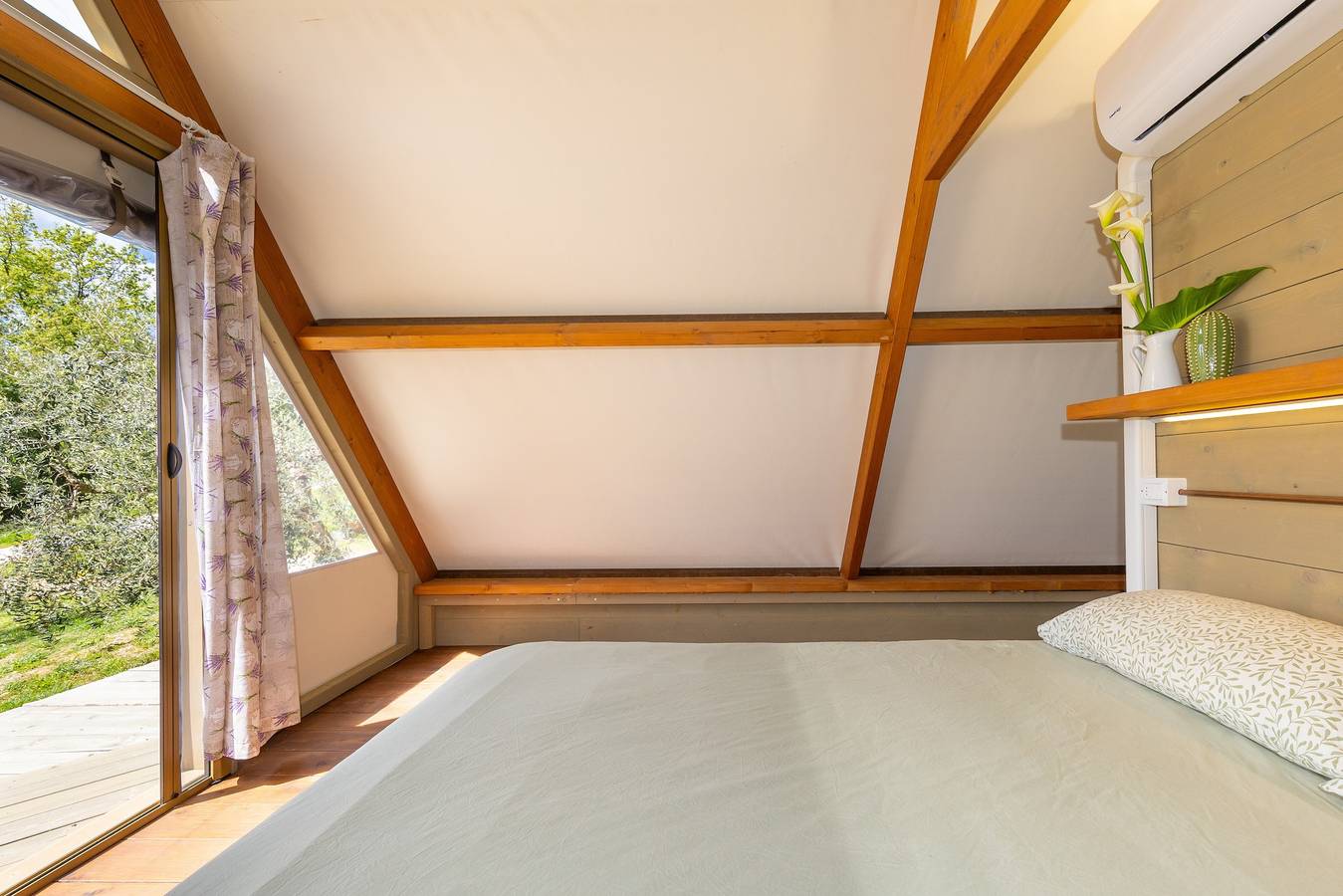 Ganze Ferienwohnung, Tiny Home „Glamping – Il Gelsomino“ mit privatem Garten und Klimaanlage in Monteverdi Marittimo, Etruskische Küste