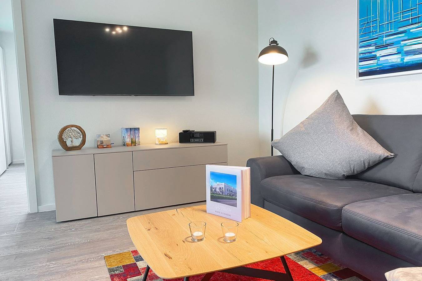 Ganze Wohnung, Achtern Diek 33/38 – Ruhe am Meer. Sauna. Balkon. Komfort. in Tossens, Butjadingen