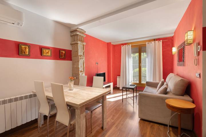 Ferienwohnung 'Apartamento Rica' mit privater Terrasse, Wi-Fi und Klimaanlage in Daroca, Saragossa Provinz