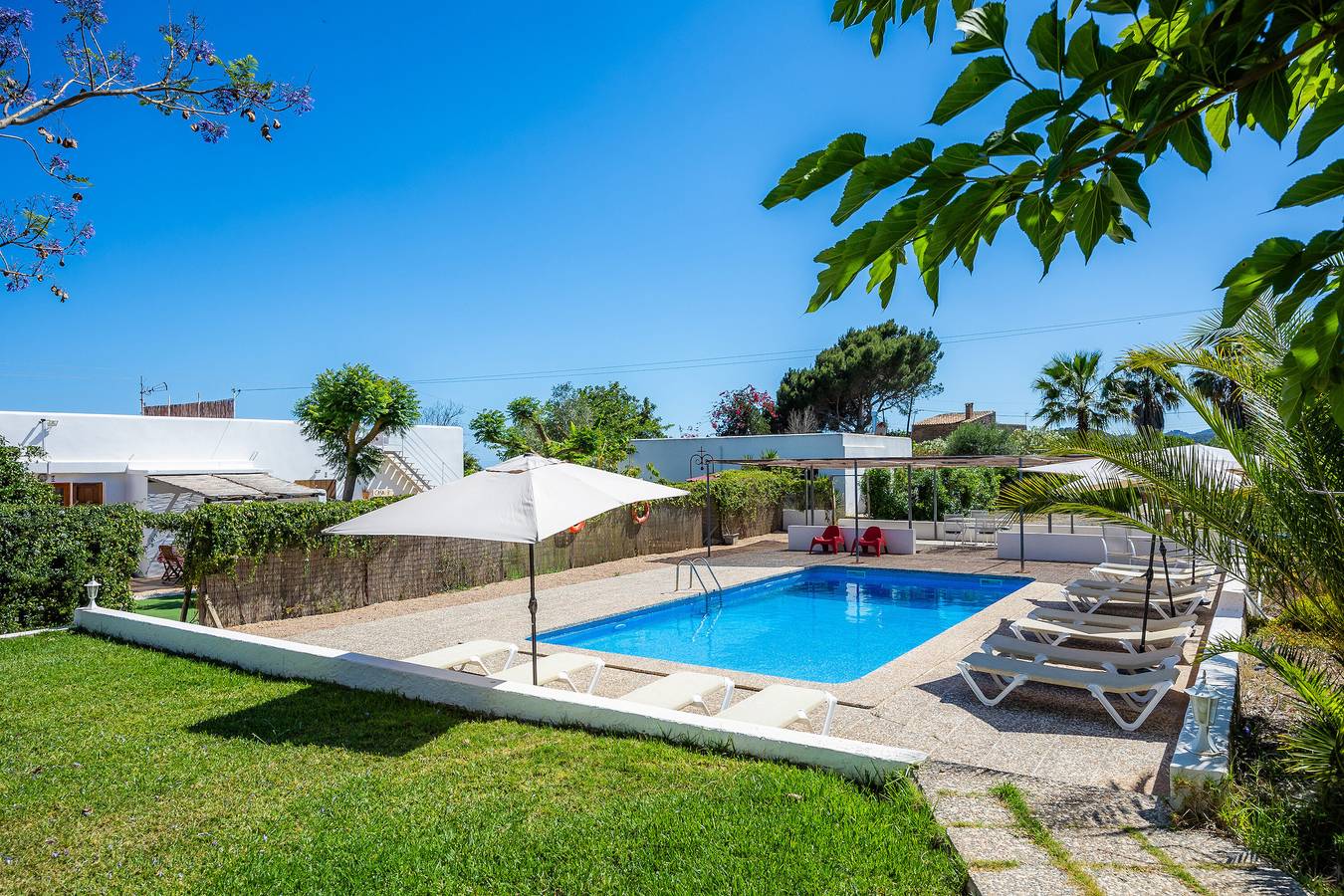 Ferienhaus 'Finca Blanca' mit Gemeinschaftspool, Wlan und Klimaanlage in Manacor, Mallorca Osten