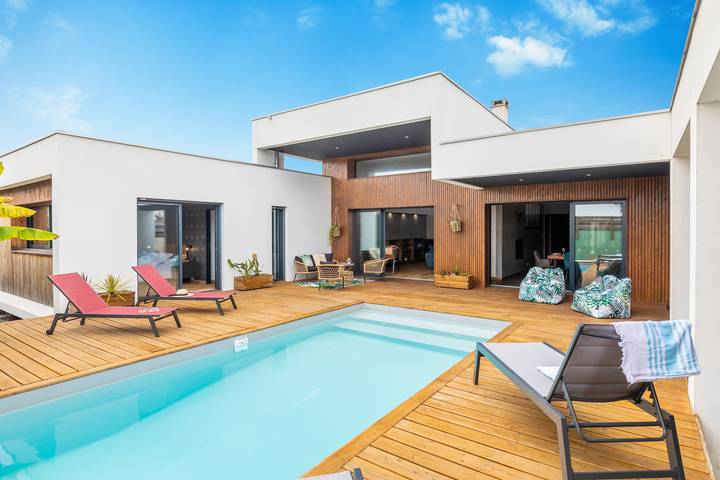 Villa pour 6 personnes, avec jardin ainsi que terrasse et piscine à Anglet - 4