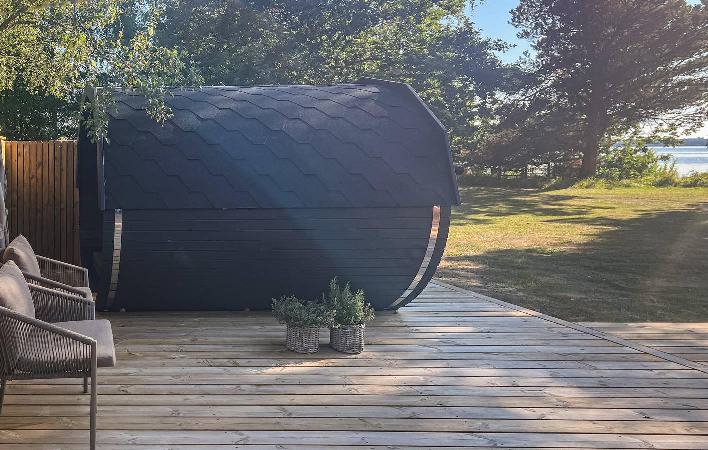 Ferienhaus für 6 Personen mit Seeblick in Skanderborg
