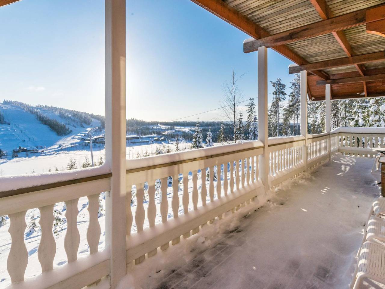 Alppikylä 1a paritalo in Ukkohalla, Kainuu