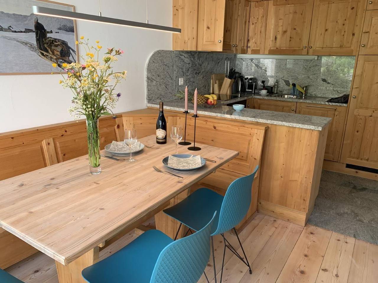 Ganze Wohnung, Chesa Genziana in Madulain, Sankt Moritz