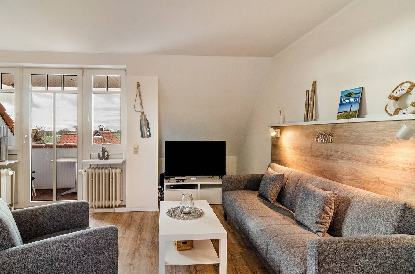 Ganze Wohnung, Ferienwohnung Boje 20" mit Balkon und Wlan in Schillig Strand, Wangerland