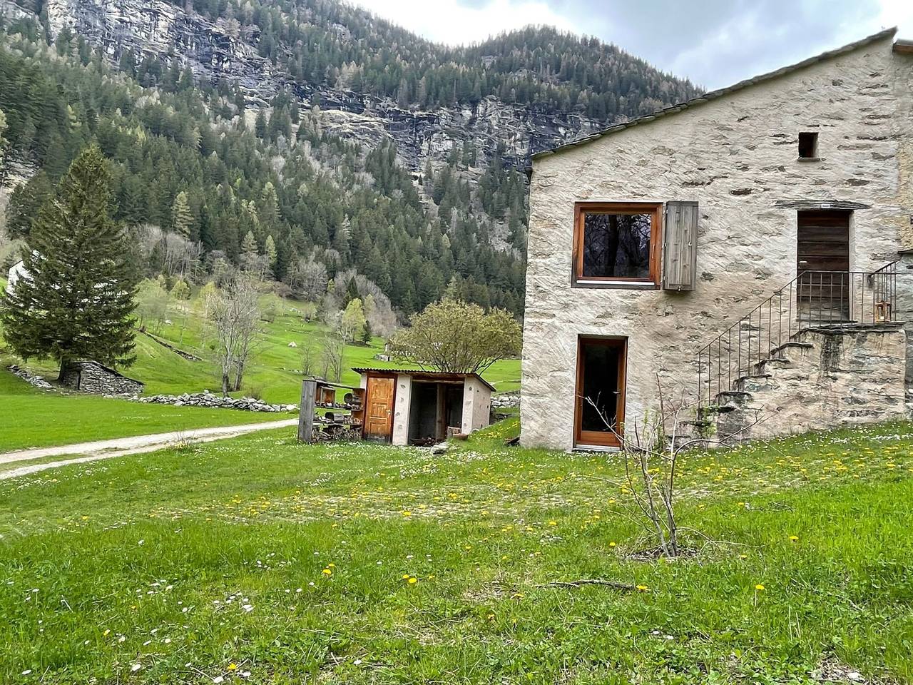 Maiensäss La Scera in Poschiavo, Livigno Alpen