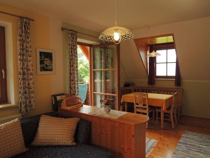 Ganze Ferienwohnung, "Wechselblick" 55 m² Wohnküche, 1 Schlafraum in Grafendorf bei Hartberg, Steirerland