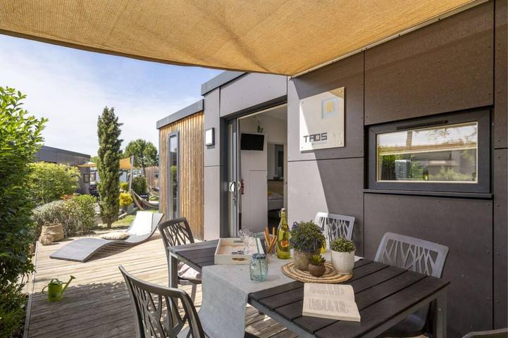 Mobil home pour 5 personnes, avec terrasse ainsi que piscine et jardin, adapté aux familles à Portiragnes - 2