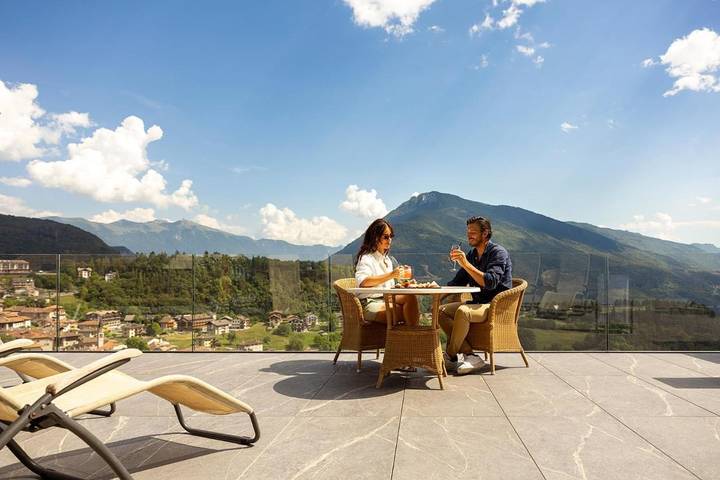 Hôtel pour 3 personnes, avec jardin et piscine ainsi que vue et sauna, animaux acceptés à San Lorenzo in Banale - 3