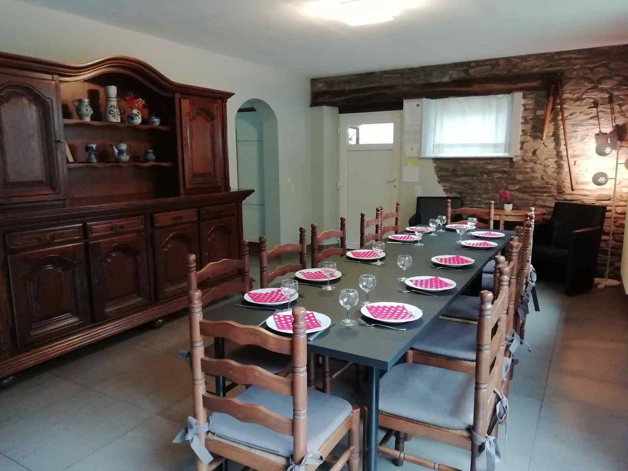 Group accommodation for 12 people with sauna and whirlpool near Bouillon in Paliseul, Neufchâteau region