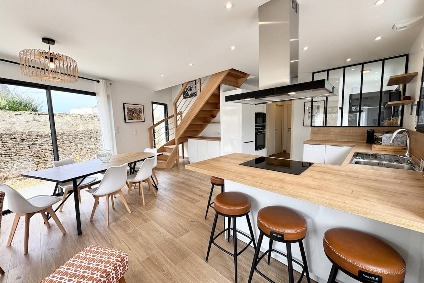 Séjour de rêve à Sarzeau, maison moderne - jardin in Sarzeau, Côte des Mégalithes