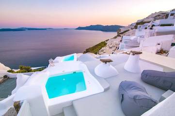 Cottage pour 2 personnes, avec balcon et jacuzzi à Oia