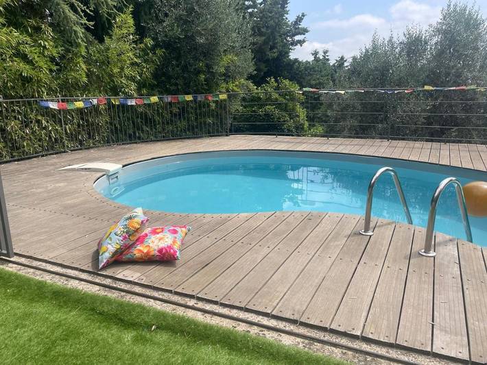 Maison d’hôte pour 2 personnes, avec vue ainsi que jardin et piscine