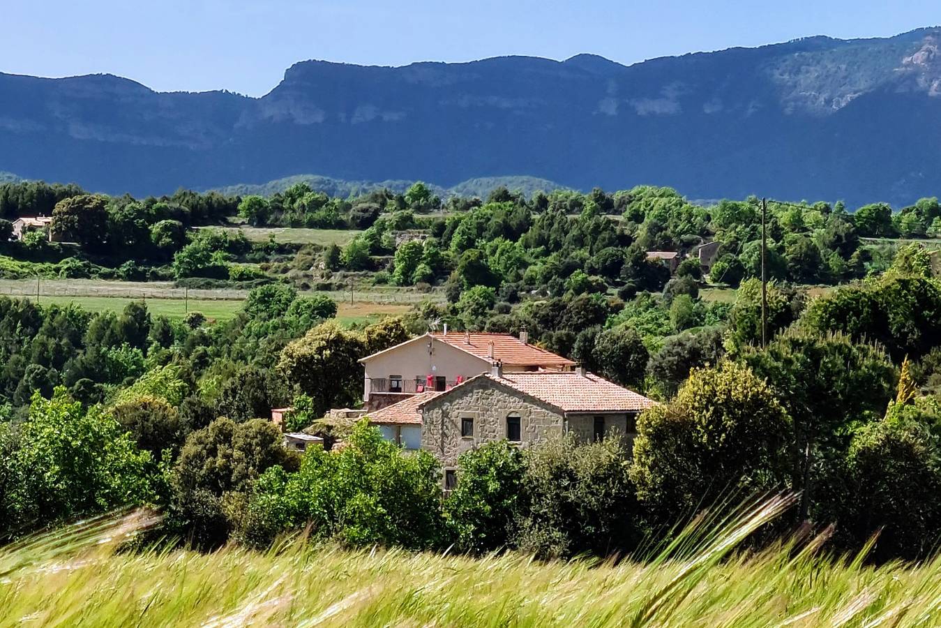 Chalet 'Cal Viudet' con vistas a la montaña, piscina privada y Wi-Fi in Caserras, Comarcas centrales