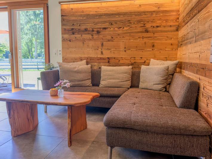 Chalet mit Sauna für Natururlaub im Chalet Dorf in Hermagor, Hermagor-Pressegger See