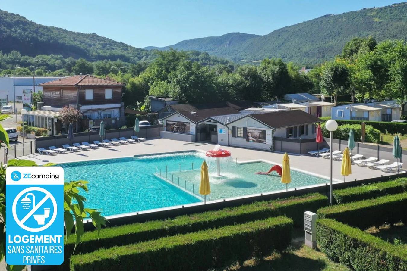 Camping 4 étoiles - Piscine  - ccbeecd in Foix, Ariège