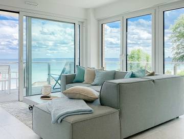 Ferienwohnung für 4 Personen, mit Balkon und Ausblick, kinderfreundlich in Schleswig-Holstein