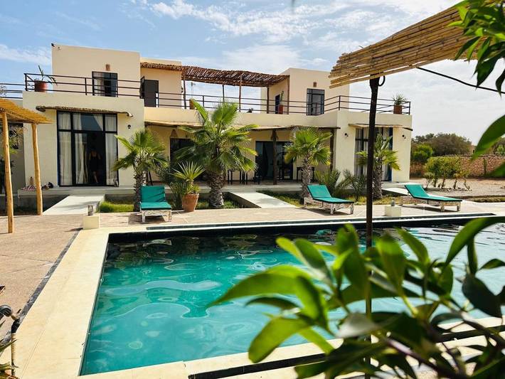 Location de vacances pour 3 personnes, avec jardin et piscine ainsi que terrasse et vue dans Sidi Kaouki - 3