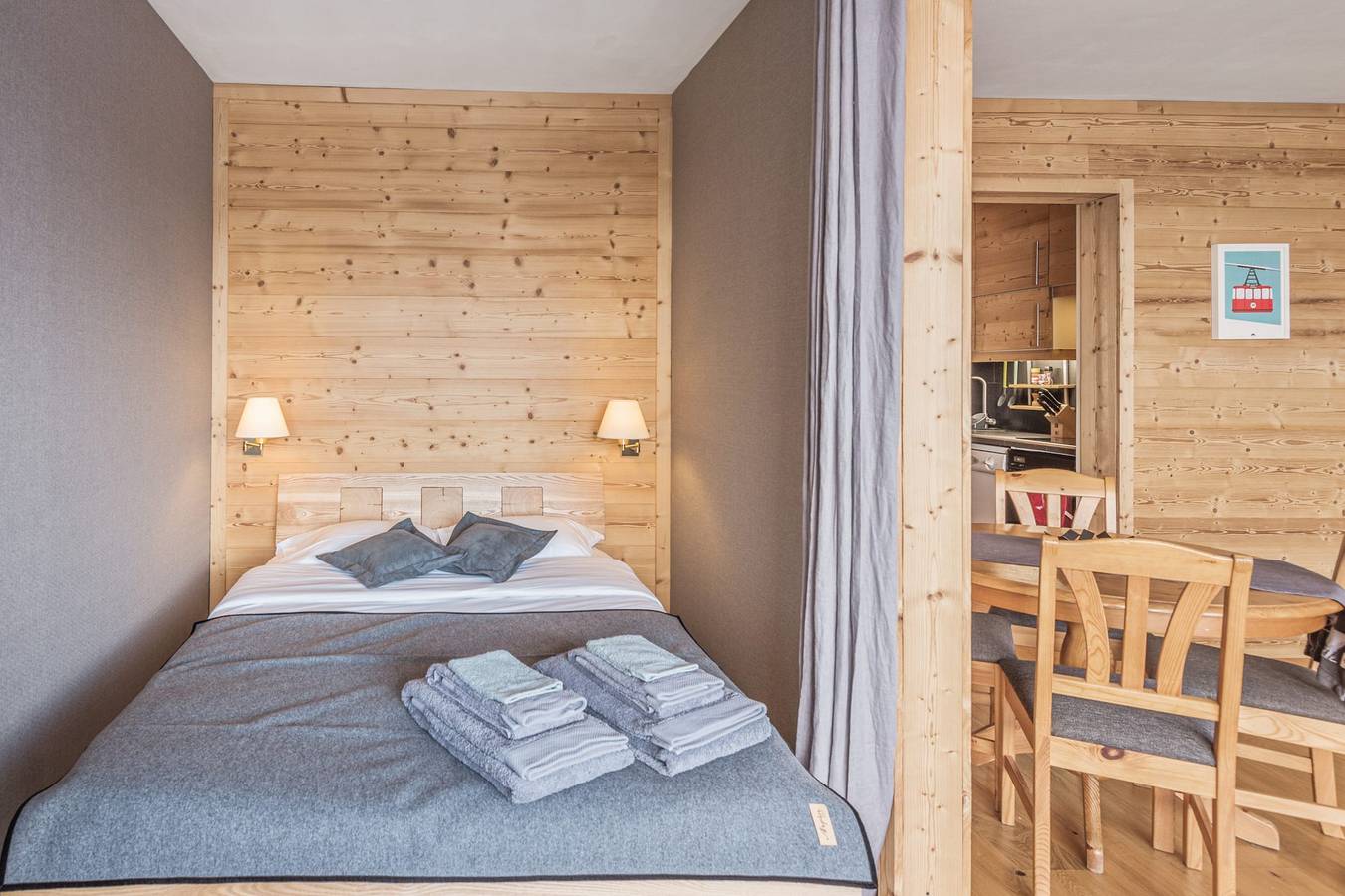 Appartement entier, Appartement Mazot - Welkeys in Megève, Pays du Mont-Blanc