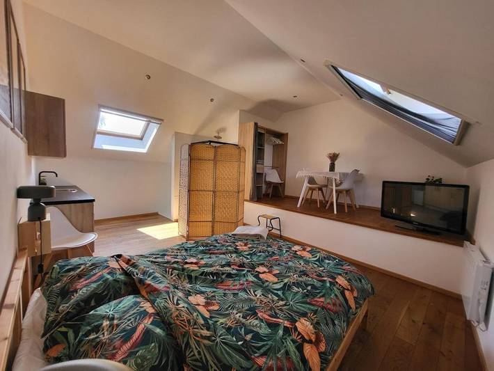 Gîte pour 2 personnes, avec Terrasse dans Verlaine