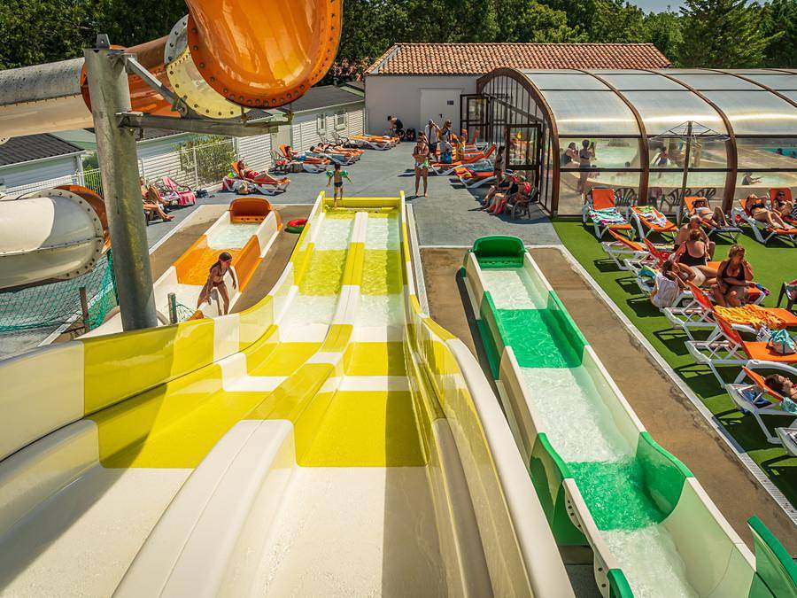 Camping Oléron Loisirs - Mobilhome 4 personnes - Cocoon 1 chambre 18m² in Saint-Georges-d'Oléron, Côte de Beauté